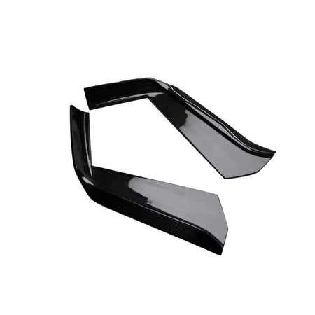 Ferrari 488 Convertible Coupe 2-Door 2015-2019 Front Bumper Splitters Dry Carbon Fiber-Ahacarbon