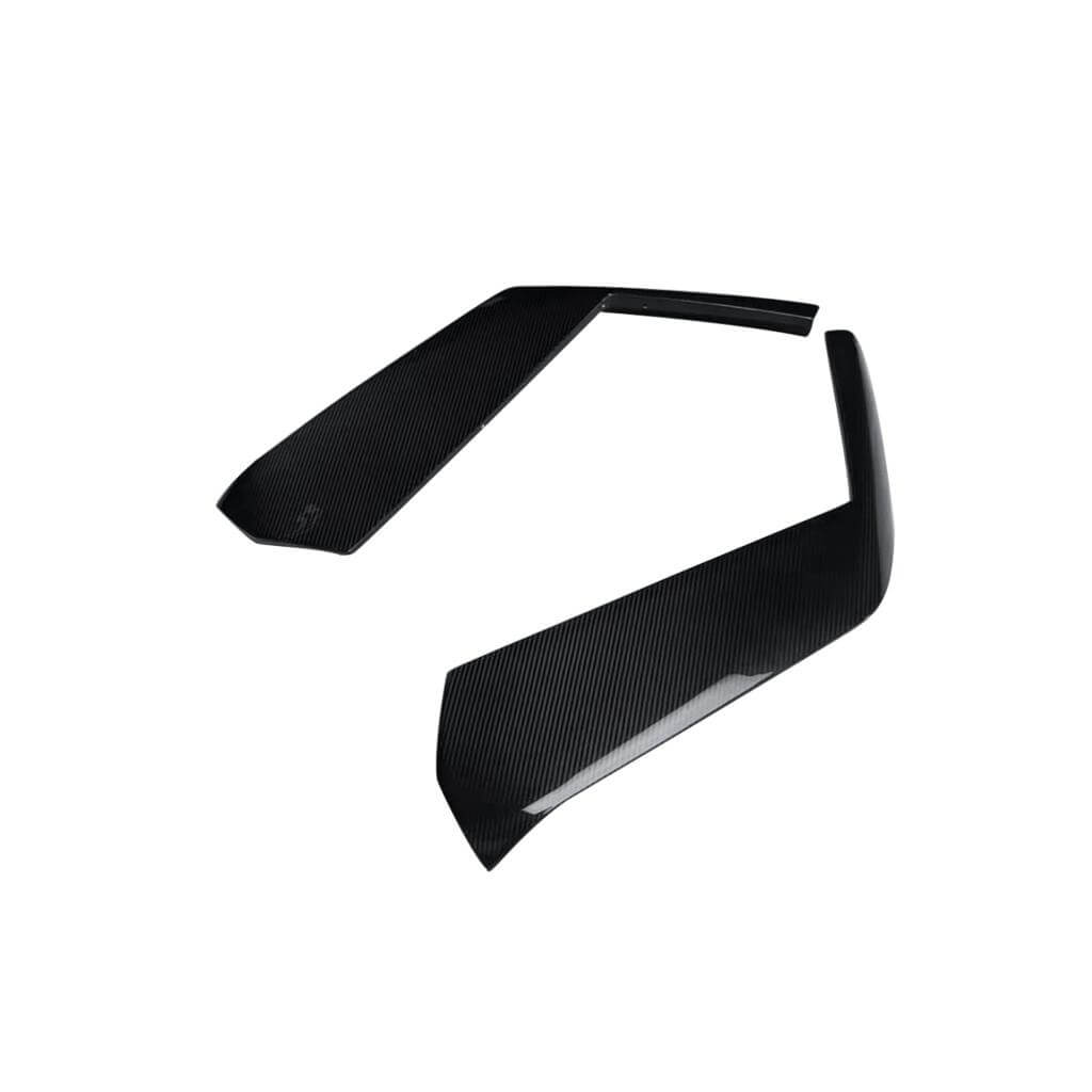 Ferrari 488 Convertible Coupe 2-Door 2015-2019 Front Bumper Splitters Dry Carbon Fiber-Ahacarbon