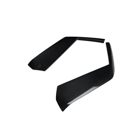 Ferrari 488 Convertible Coupe 2-Door 2015-2019 Front Bumper Splitters Dry Carbon Fiber-Ahacarbon