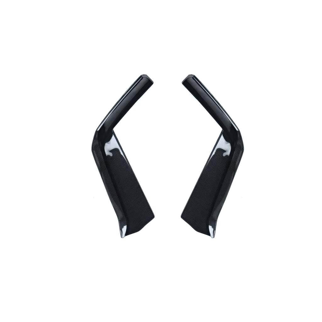 Ferrari 488 Convertible Coupe 2-Door 2015-2019 Front Bumper Splitters Dry Carbon Fiber-Ahacarbon