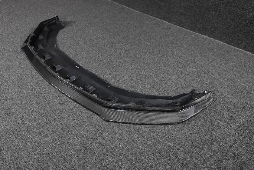 Ford Mustang Dark Horse 2024UP Front Bumper Lip Carbon Fiber-Ahacarbon