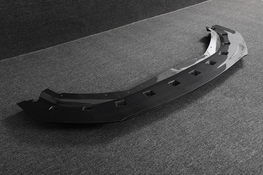 Ford Mustang Dark Horse 2024UP Front Bumper Lip Carbon Fiber-Ahacarbon