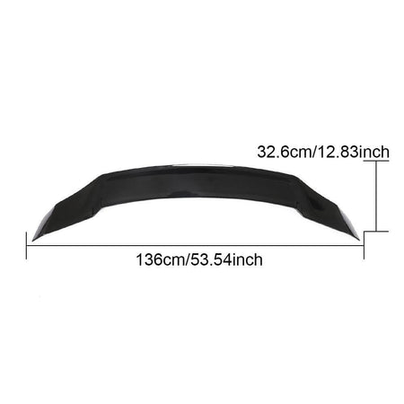 Honda Accord 10th Gen 2018-2021 Rear Trunk Spoiler Glossy Black ABS-Ahacarbon