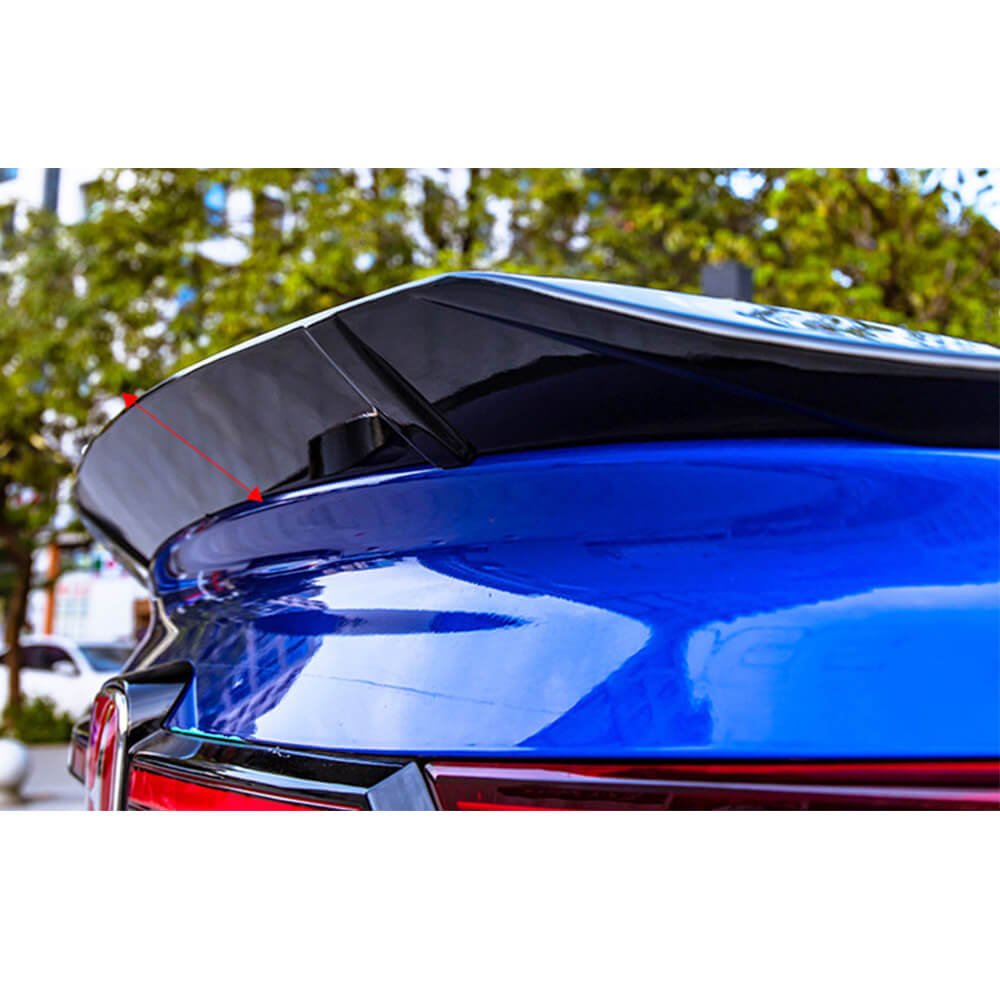 Honda Accord 10th Gen 2018-2021 Rear Trunk Spoiler Glossy Black ABS-Ahacarbon