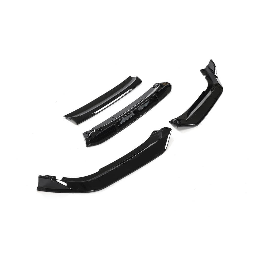 Honda Accord 2021+ Front Bumper Lip Glossy Black ABS-Ahacarbon