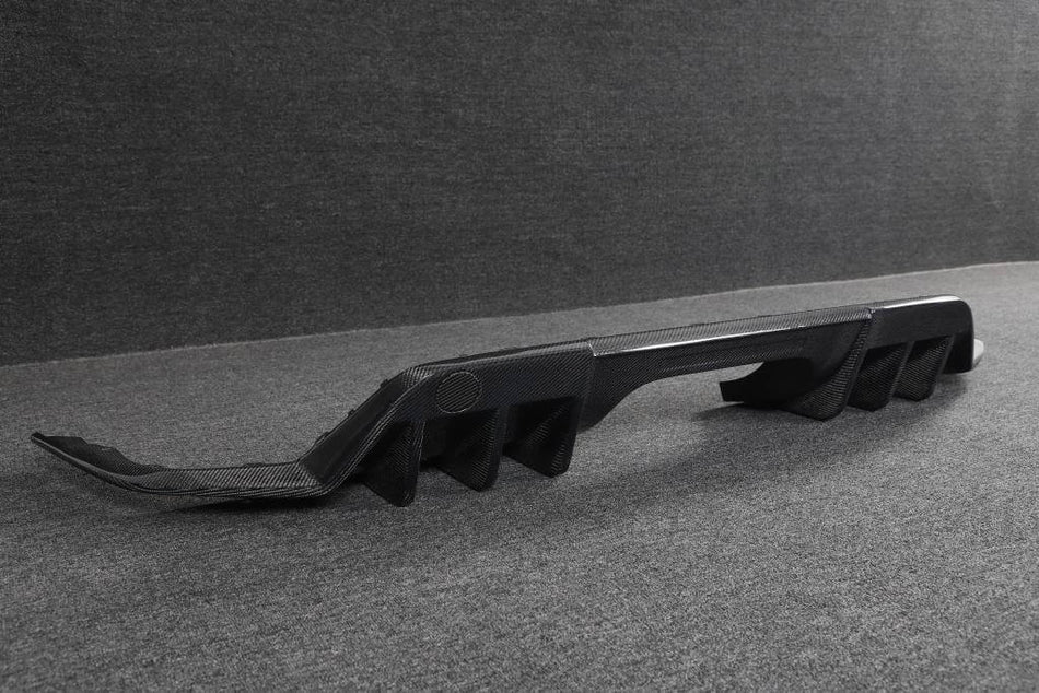 Honda Civic Type R Hatchback 4-Door 2023+ Rear Bumper Diffuser Carbon Fiber-Ahacarbon