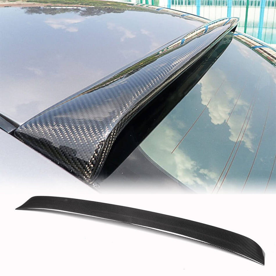 Infiniti G35 G37 G25 Sedan Rear Roof Spoiler Carbon Fiber-Ahacarbon
