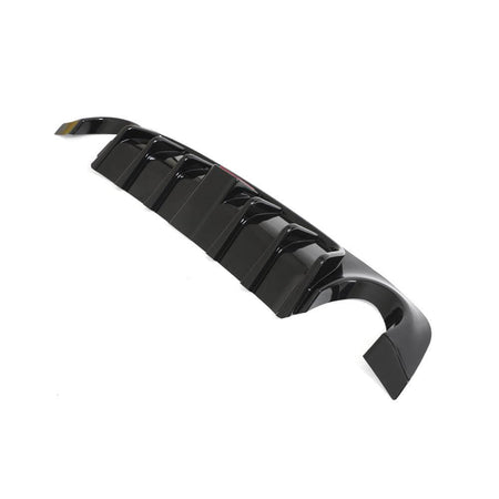 Infiniti Q50 2018-2023 Rear Bumper Diffuser With LED Brake Light Glossy Black ABS-Ahacarbon