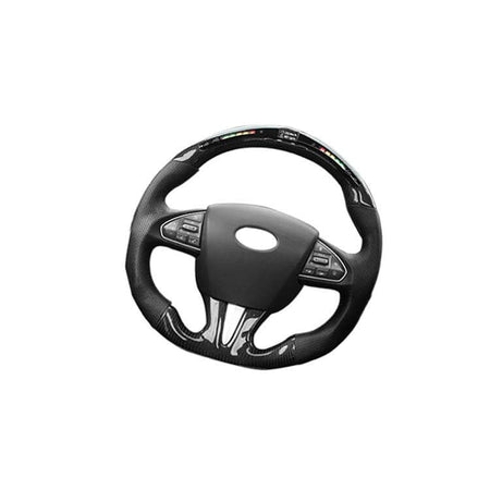 Infiniti Q50 Q50S Sedan 4-Door 2014-2017 Steering Wheel Covers Carbon Fiber-Ahacarbon