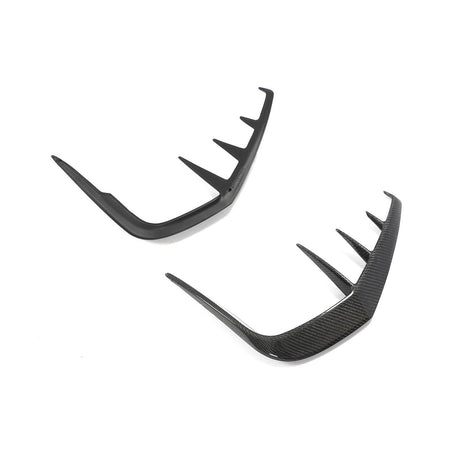 Infiniti Q60 Q60S Coupe 2017-2022 Rear Bumper Splitters Carbon Fiber-Ahacarbon