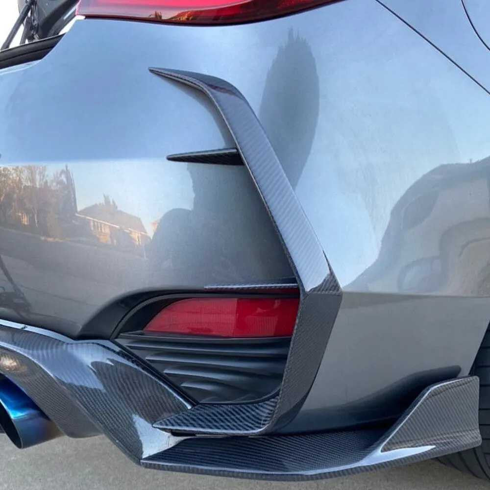 Infiniti Q60 Q60S Coupe 2017-2022 Rear Bumper Splitters Carbon Fiber-Ahacarbon