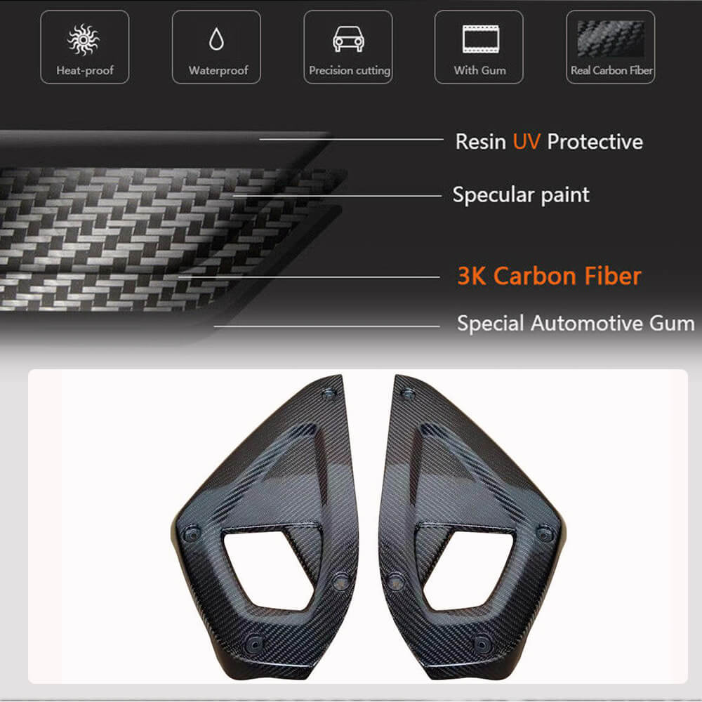 Land Rover Defender 90/110/130 Sport Utility 2-Door 4-Door 2022+ Decorative cover Carbon Fiber-Ahacarbon
