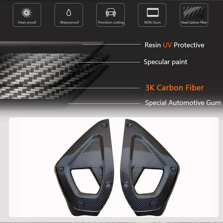 Land Rover Defender 90/110/130 Sport Utility 2-Door 4-Door 2022+ Decorative cover Carbon Fiber-Ahacarbon