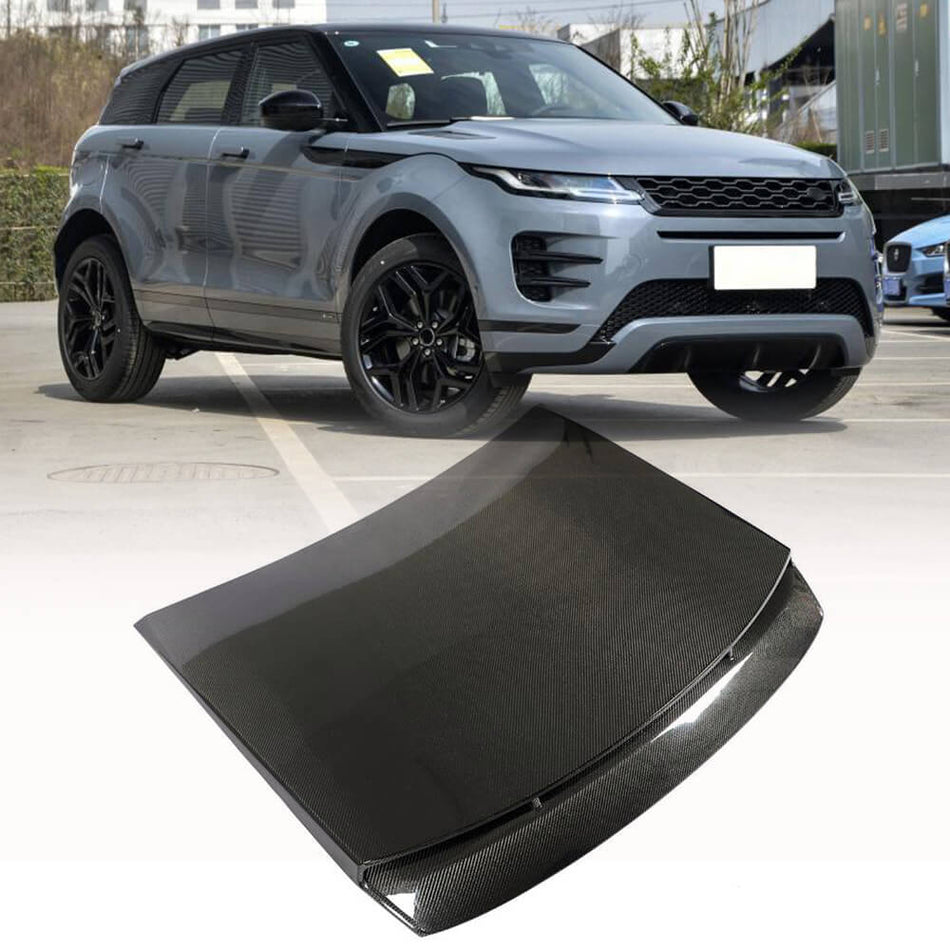 For Land Rover Range Rover Evoque L551 20-21 Carbon Fiber Car Engine Bonnet Hood Cover-Ahacarbon