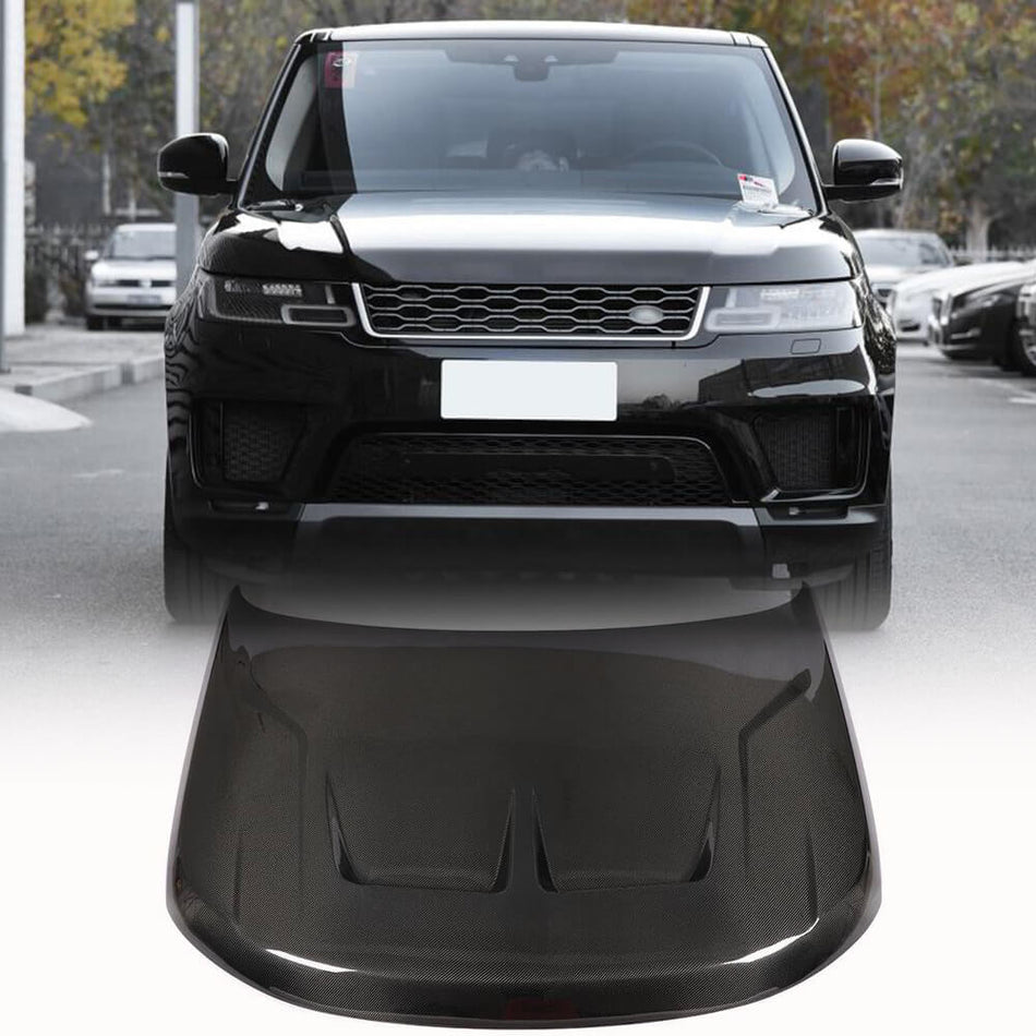 Land Rover Range Rover Sport 2018-2021 Car Engine Bonnet Hood Cover Carbon Fiber-Ahacarbon