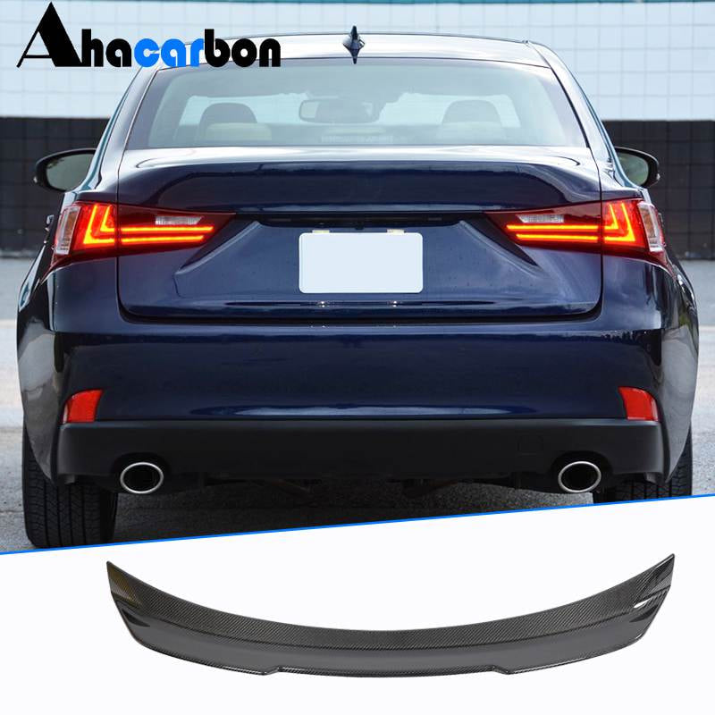 Lexus IS Sedan (XE30) 2014-2020 Rear Trunk Spoiler Carbon Fiber-Ahacarbon