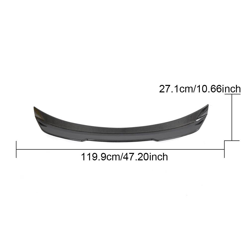 Lexus IS Sedan (XE30) 2014-2020 Rear Trunk Spoiler Carbon Fiber-Ahacarbon