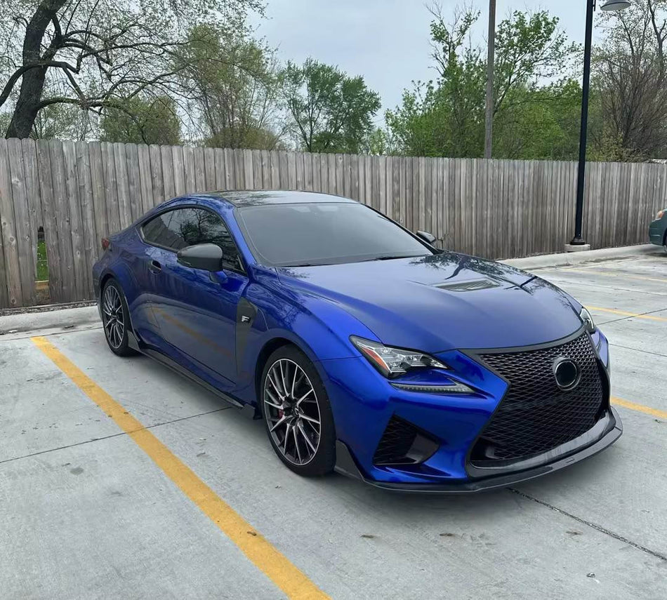 Lexus RCF RC-F 2015-2018 Side Skirts Carbon Fiber-Ahacarbon