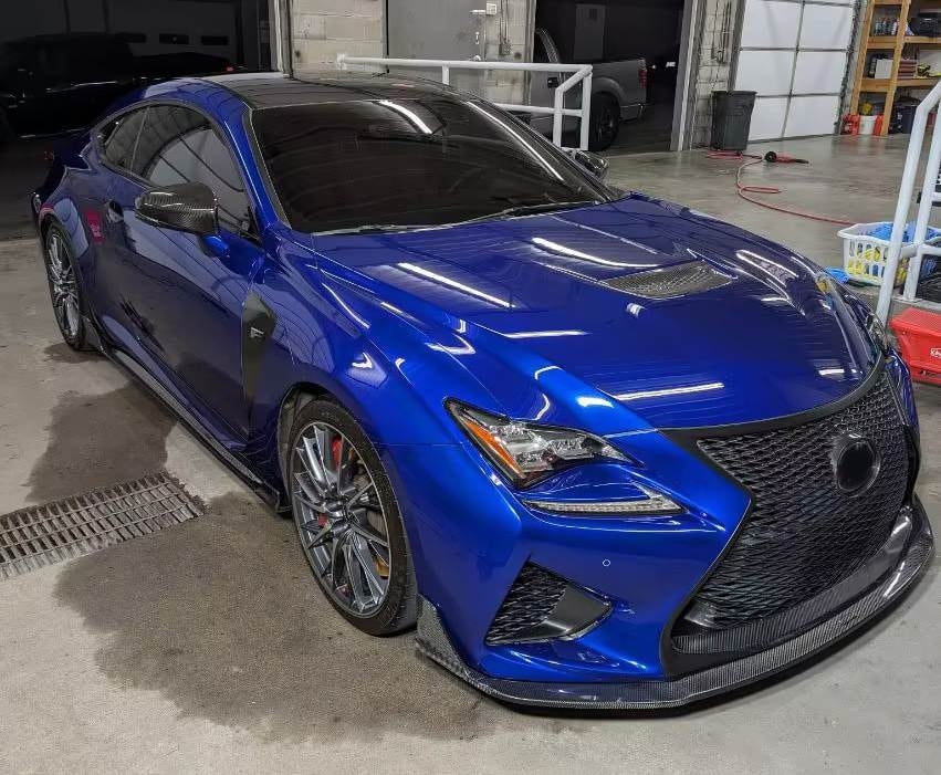 Lexus RCF RC-F 2015-2018 Side Skirts Carbon Fiber-Ahacarbon