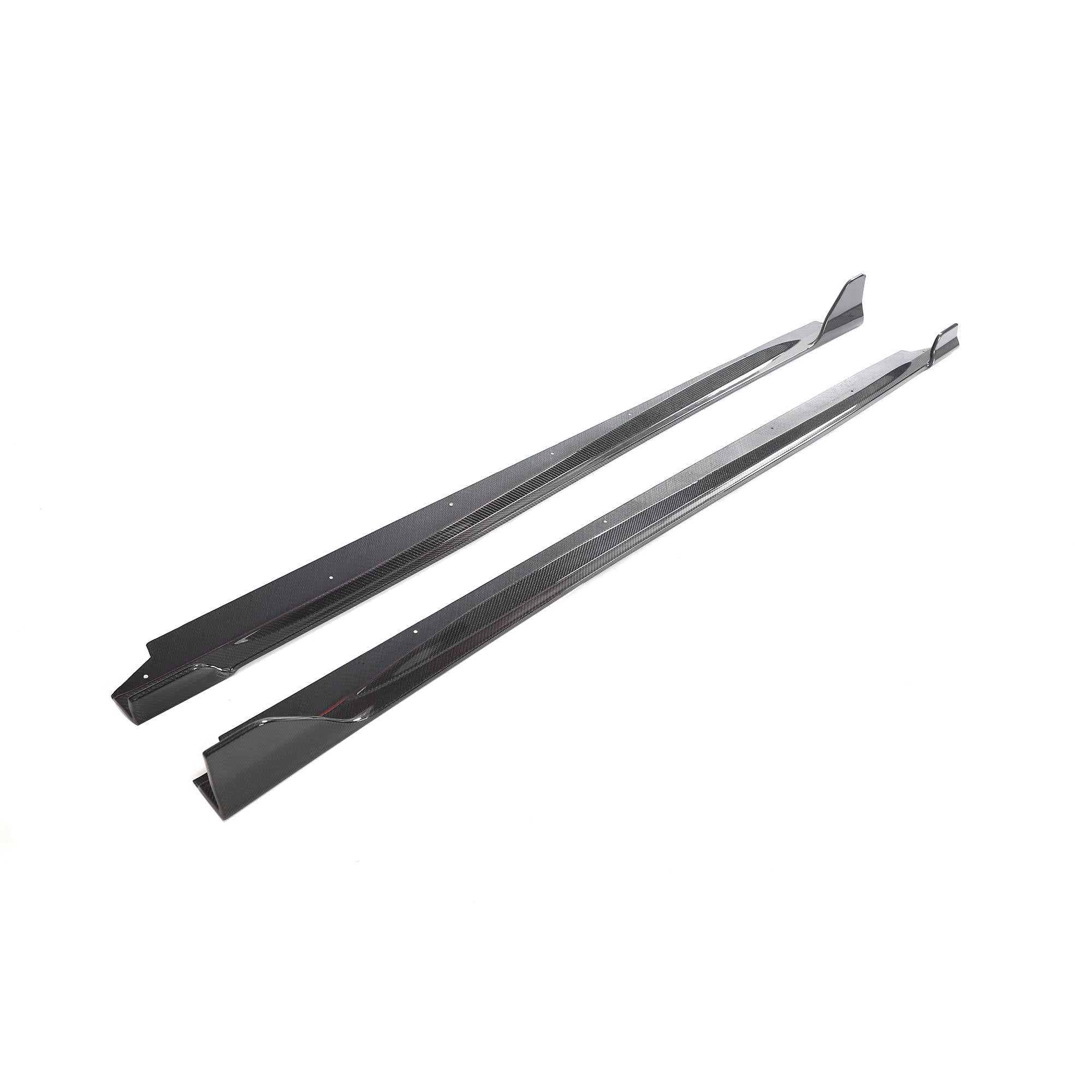 Lexus RCF RC-F 2015-2018 Side Skirts Carbon Fiber-Ahacarbon