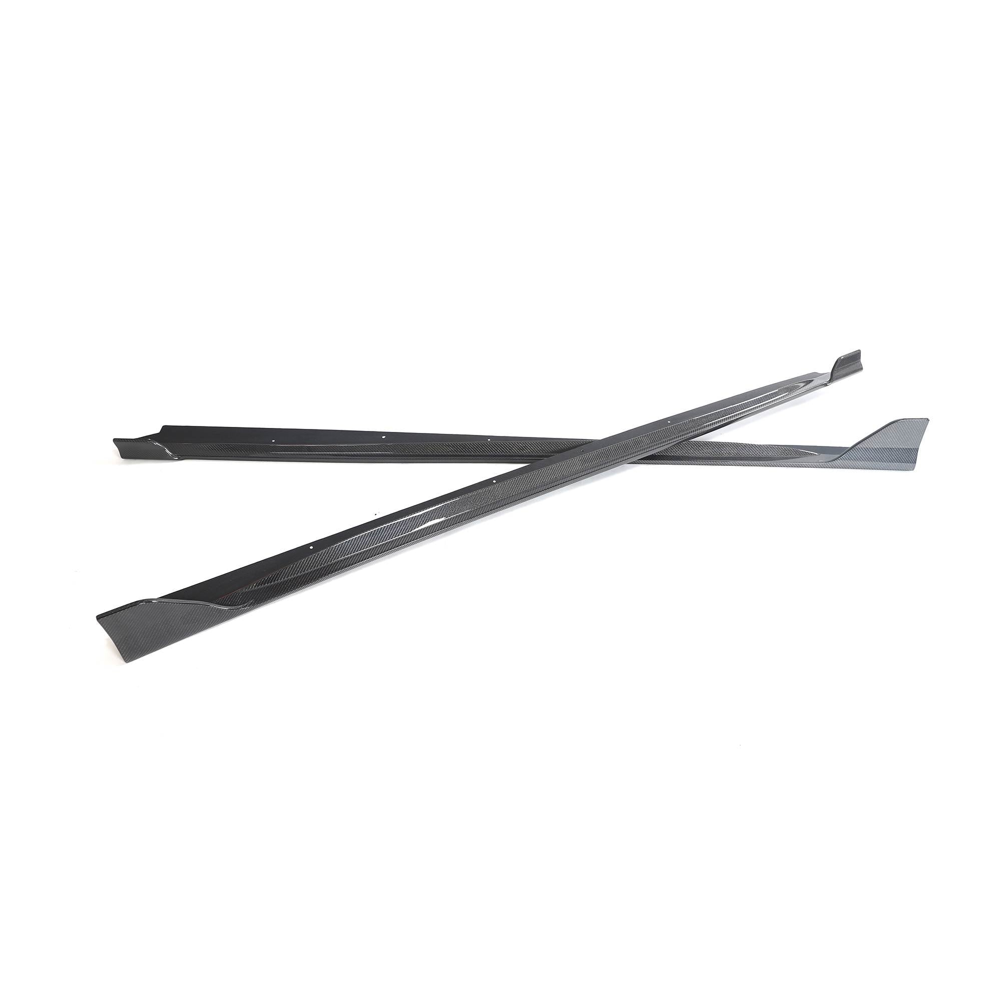 Lexus RCF RC-F 2015-2018 Side Skirts Carbon Fiber-Ahacarbon