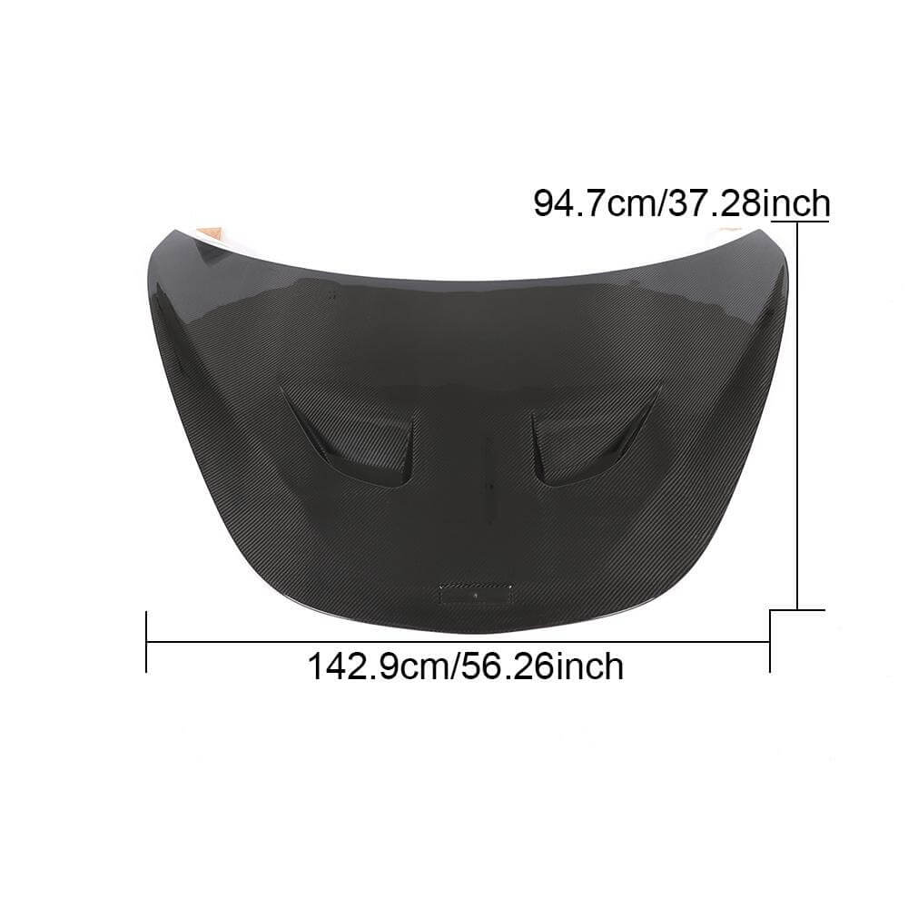 McLaren 540C 570S 600LT 2015-2020 Front Bonnet Hood Engine Cover Dry Carbon Fiber-Ahacarbon