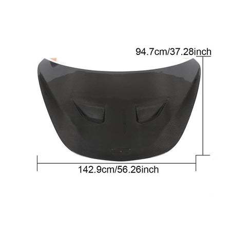 McLaren 540C 570S 600LT 2015-2020 Front Bonnet Hood Engine Cover Dry Carbon Fiber-Ahacarbon
