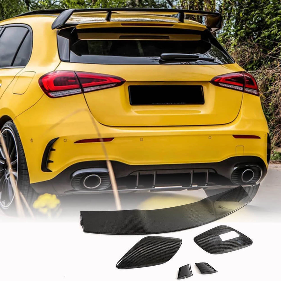 Mercedes Benz A Class W177 AMG Hatchback 2019UP Rear Roof Spoiler Carbon Fiber/FRP-Ahacarbon