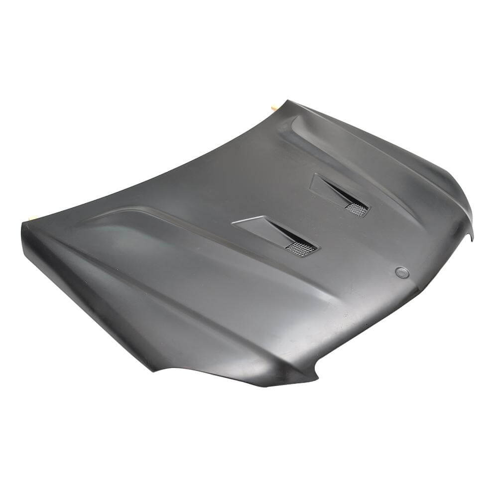 Mercedes Benz C Class W204 C63 Sedan 4-Door 2012-2014 Engine Bonnet Hood Cover Black FRP-Ahacarbon