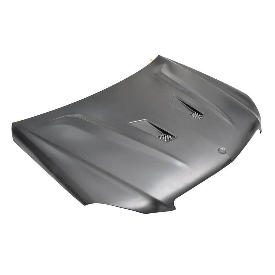 Mercedes Benz C Class W204 C63 Sedan 4-Door 2012-2014 Engine Bonnet Hood Cover Black FRP-Ahacarbon