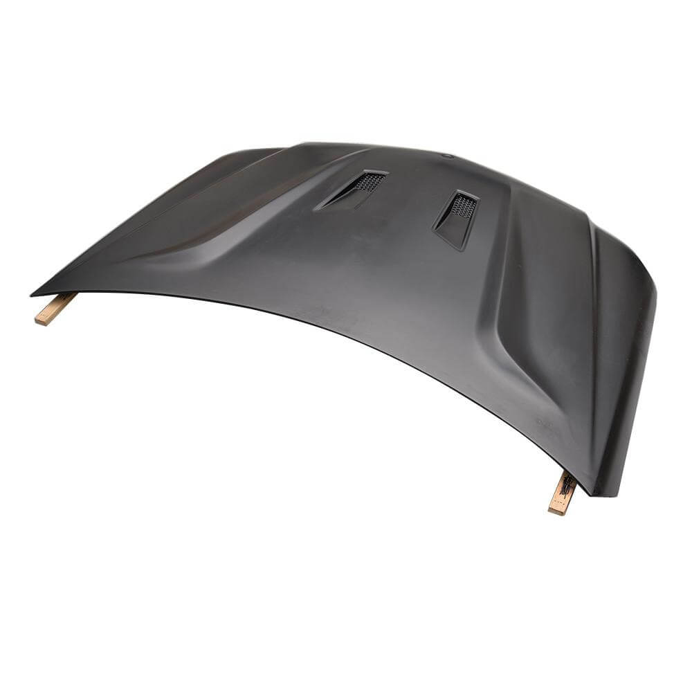 Mercedes Benz C Class W204 C63 Sedan 4-Door 2012-2014 Engine Bonnet Hood Cover Black FRP-Ahacarbon