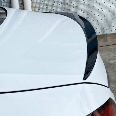 Mercedes Benz C Class W205 2015-2020 Rear Spoiler Glossy Black ABS-Ahacarbon