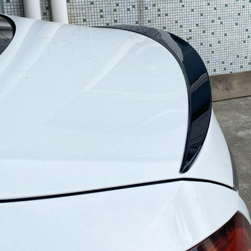 Mercedes Benz C Class W205 2015-2020 Rear Spoiler Glossy Black ABS-Ahacarbon