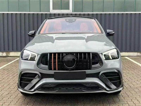 Mercedes Benz GLE Class GLE63 AMG 2021-2023 Front Bumper Splitter Carbon Fiber-Ahacarbon
