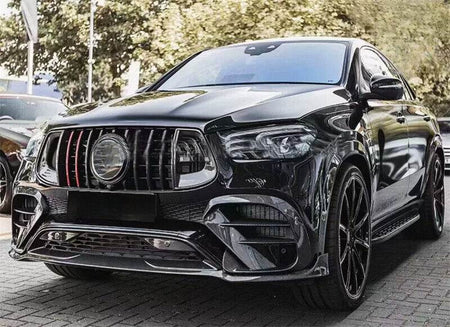 Mercedes Benz GLE Class GLE63 AMG 2021-2023 Front Bumper Splitter Carbon Fiber-Ahacarbon