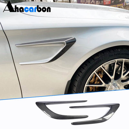 Mercedes Benz W205 C205 A205 C63 AMG Pre-facelift 2015-2019 Side Fender Vents Carbon Fiber/FRP-Ahacarbon