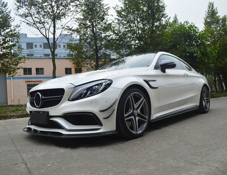 Mercedes Benz W205 C205 A205 C63 AMG Pre-facelift 2015-2019 Side Fender Vents Carbon Fiber/FRP-Ahacarbon