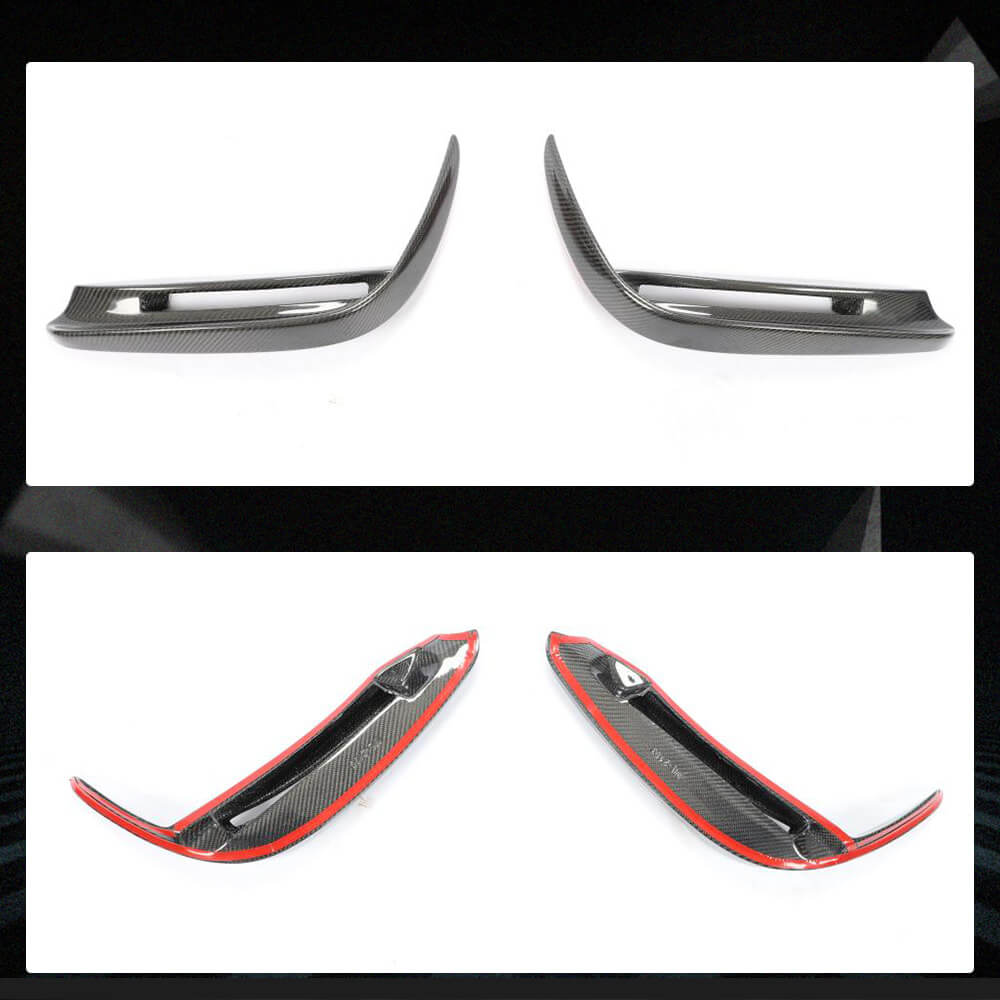 Mercedes Benz V Class W447 V220d V250 Van 4-Door 2016-2018 Fog Lamp Light Covers Carbon Fiber-Ahacarbon