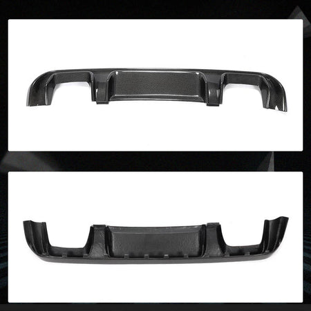 Mercedes Benz V Class W447 V220d V250 Van 4-Door 2016-2018 Rear Bumper Diffuser Carbon Fiber-Ahacarbon