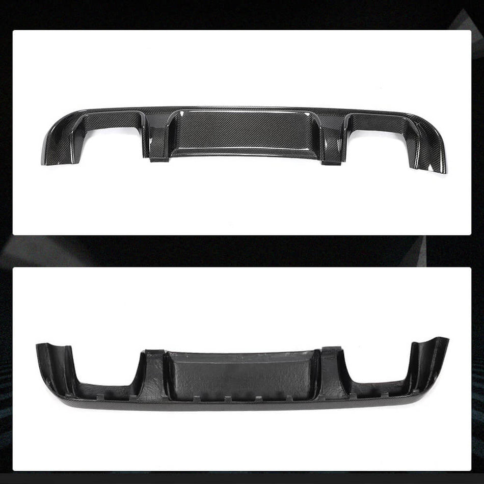 Mercedes Benz V Class W447 V220d V250 Van 4-Door 2016-2018 Rear Bumper Diffuser Carbon Fiber-Ahacarbon