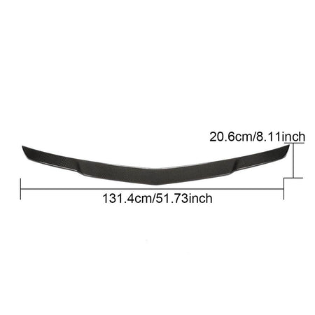 Mercedes Benz W212 Sedan 2010-2016 Rear Trunk Spoiler Carbon Fiber-Ahacarbon