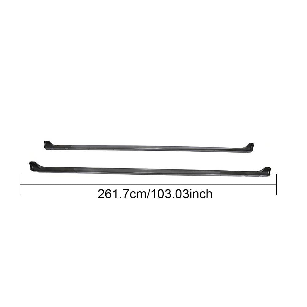 Mercedes Benz W447 Vito 2016-2019 Side Skirts Dry Carbon Fiber-Ahacarbon