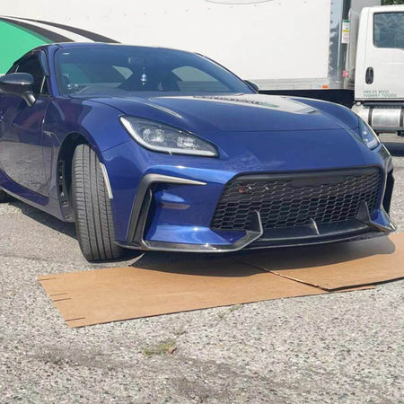 Subaru BRZ Toyota GR86 Coupe 2-Door 2022-2023 Front Bumper Lip Carbon Fiber-Ahacarbon