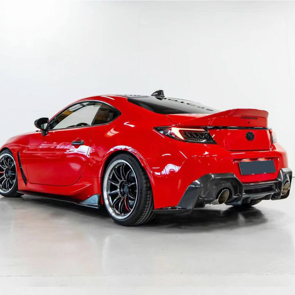 Subaru BRZ Toyota GR86 Coupe 2-Door 2022-2023 Side Skirts Carbon Fiber-Ahacarbon