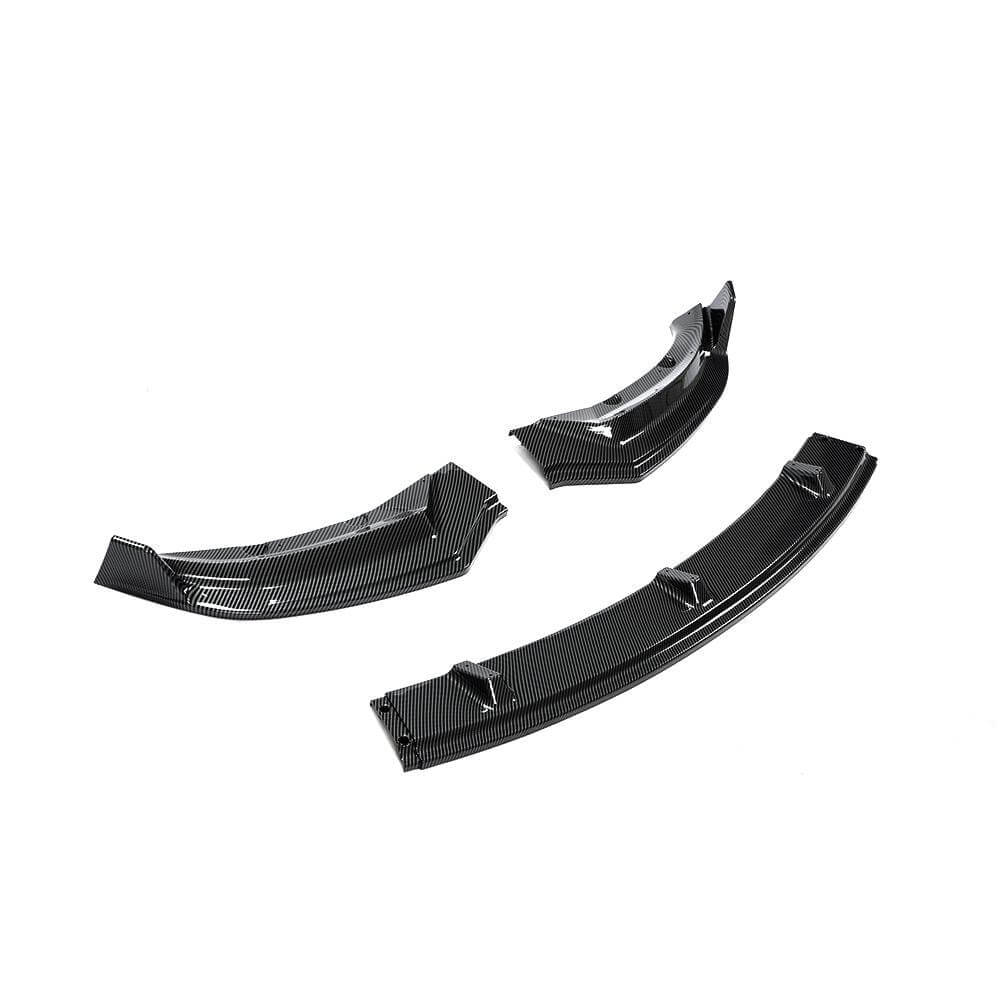 Tesla Model 3 2017-2019 Front Bumper Lip Carbon Look ABS-Ahacarbon
