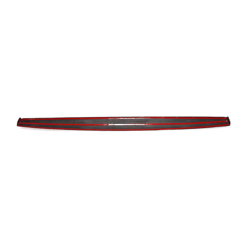 Tesla Model 3 2018-2022 Dashboard Decorative Bright Strip Dry Carbon Fiber-Ahacarbon