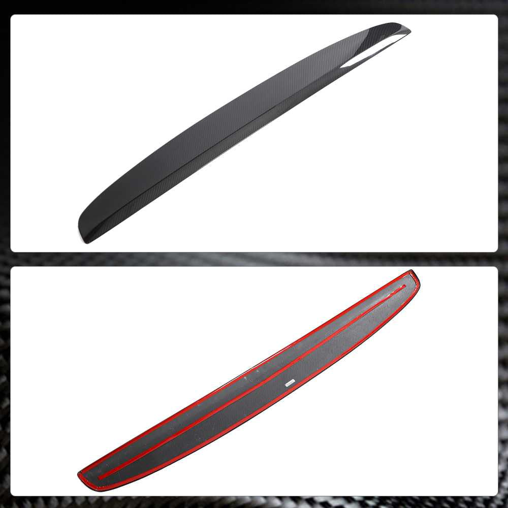 Tesla Model 3 2023 Dashboard Decorative Bright Strip Interior Dry Carbon Fiber-Ahacarbon