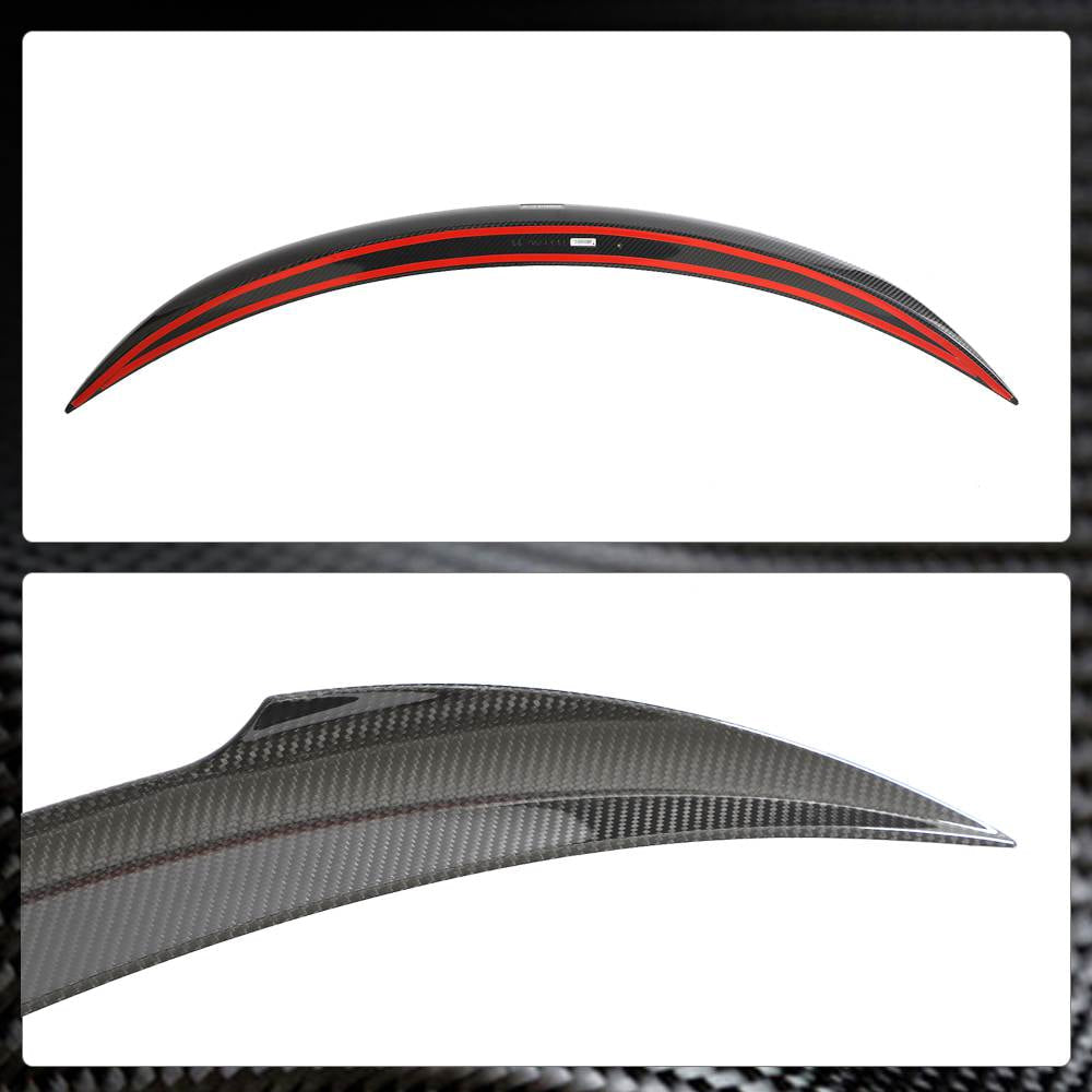 Tesla Model 3 2023 Rear Trunk Spoiler Dry Carbon Fiber-Ahacarbon