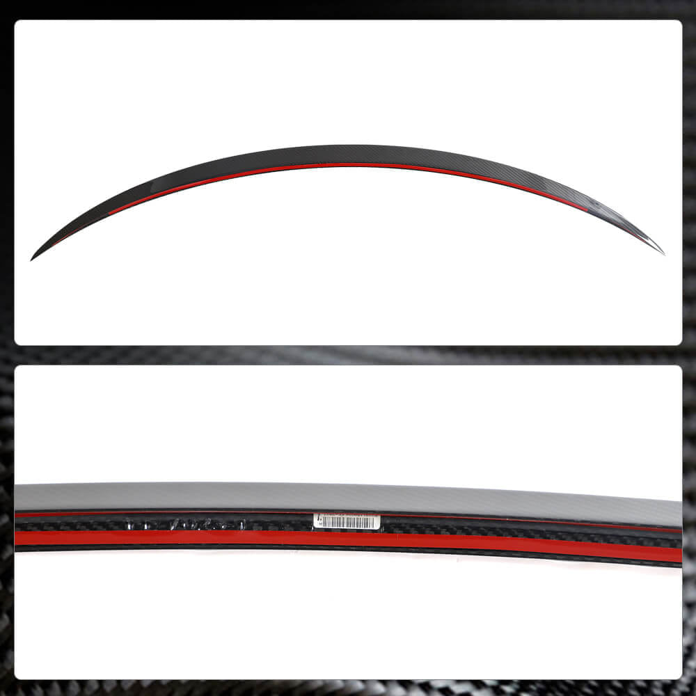 Tesla Model 3 2023 Rear Trunk Spoiler Dry Carbon Fiber-Ahacarbon