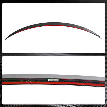 Tesla Model 3 2023 Rear Trunk Spoiler Dry Carbon Fiber-Ahacarbon